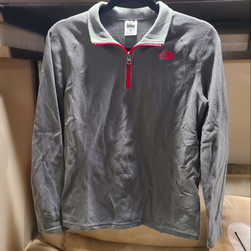 Girls North Face 1/4 Zip Fleece Pullover